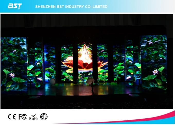 Outdoor Curtain Led Display Led Video Wall Rental Live Show Screen For P5.95 3