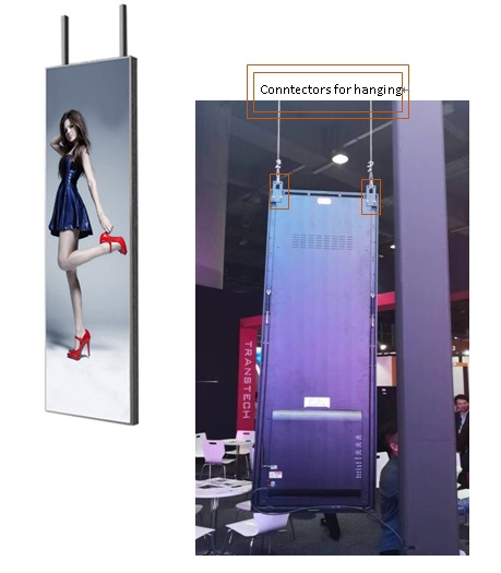 P2 IPoster Cloud advertising led display  with 35mm thickness for Shopping Center 2
