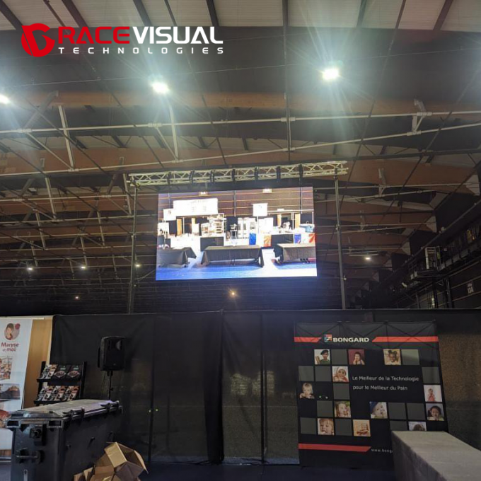 Indoor Rear Service 250x250mm LED Display Module P3.9 with SMD2121 Encapsulation and 500x500mm Cabinet Size 2