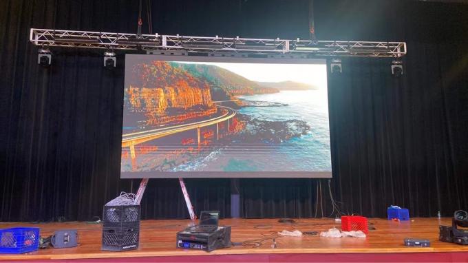 Indoor Rear Service 250x250mm LED Display Module P3.9 with SMD2121 Encapsulation and 500x500mm Cabinet Size 4
