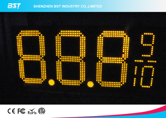 Yellow Double Sided Led Gas Price Signs For Gas Stations Or Petrol Stations