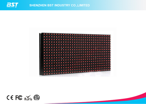 Epistar P10 LED Display Module outdoor red color with HC595 drive IC