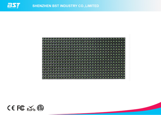 P10 LED Display Module 320mm X 160mm / 32 X 16 Pixels Video Greenl Color Led Panel