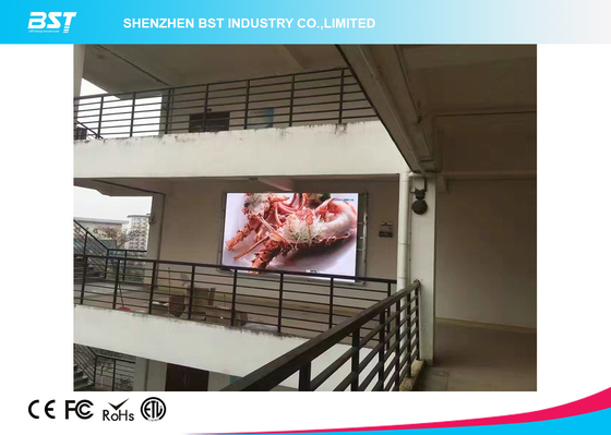 IP65 P6 High Resolution Outdoor Advertising LED Display 27777 Pixel / Sqm