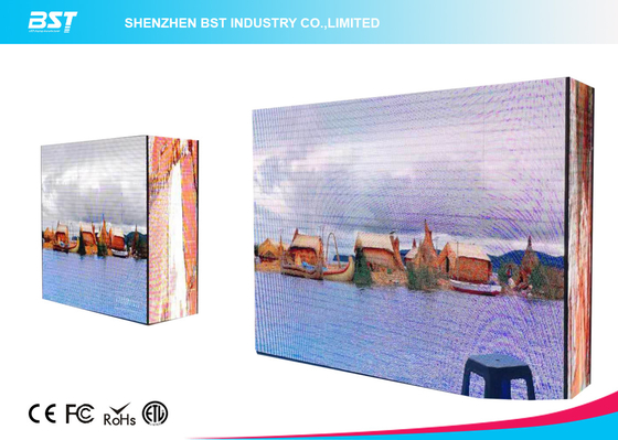 281 Trillion Color Outdoor Advertising LED Display With Steel / Aluminum Panel