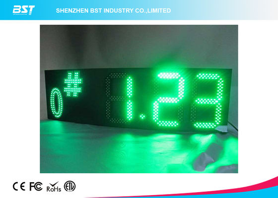 buy Semi Outdoor Led Gas Price Display , 15 " Advertising Led Display Panel Price online manufacturer