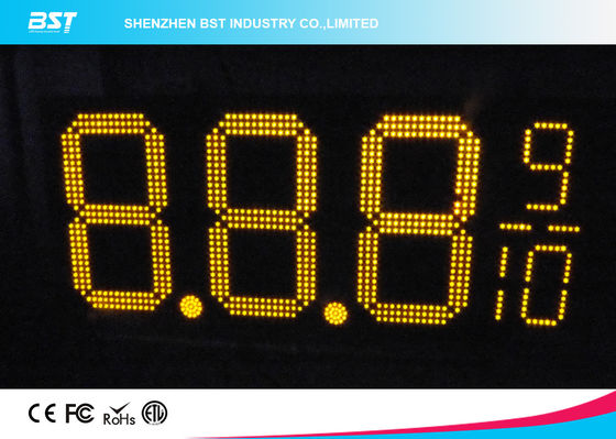 buy Yellow Double Sided Led Gas Price Signs For Gas Stations Or Petrol Stations online manufacturer