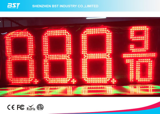 buy Outdoor Waterproof LED Gas Price Display High Brightness For Gas / Petrol Station online manufacturer