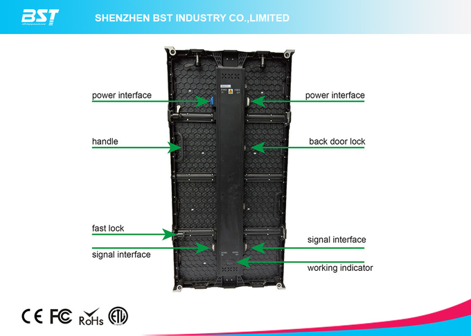 SMD2121 RGB Rental Led Display 500 X 1000mm Ultra thin LED screen P4.81 P6.25