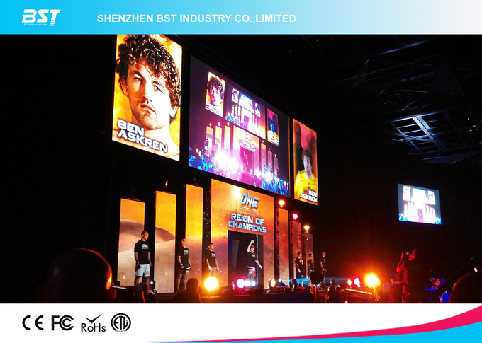 SMD2121 RGB Rental Led Display 500 X 1000mm Ultra thin LED screen P4.81 P6.25