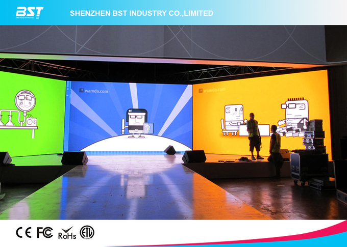 P3.91 Ultra Slim Mobile Media Rental Led Display Screen With Die Casting Aluminum