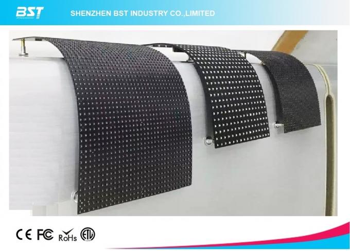 P6mm Unique Circle / Curved Led Screen Display Flexible For Advertising Or Stage / Event 0