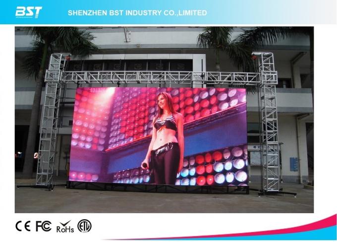 Full Color LED Video Panel Rental&nbsp;, HD LED Screen Video Wall For Car Show 0
