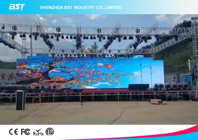 IP43 Waterproof LED Advertising Board , LED Large Screen Display 500mmX500mm 3