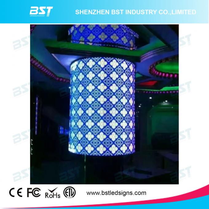 High Resolution P4 SMD2121 Flexible Led Video Curtain Screen 1R1G1B 1