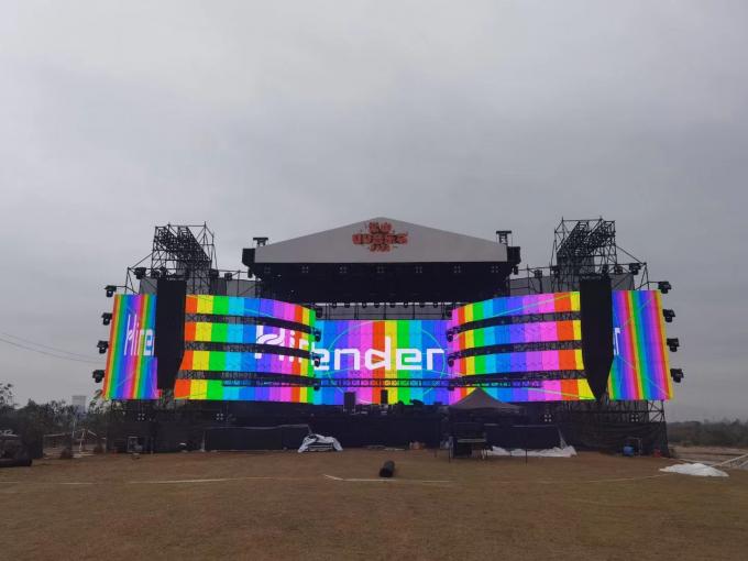 IP65 Outdoor Rental LED Display Die-cast Aluminum Cabinet with NovaStar Control System 6
