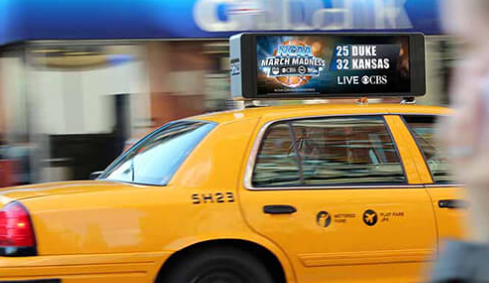Multifunctional Outdoor P6 Car Advertising LED Display LED Sign Message Taxi Top LED Display 1