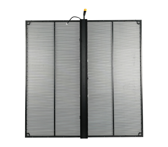 Customizable Transparent LED Strip Mesh Display – Ideal for Fixed Indoor & Outdoor Applications 3