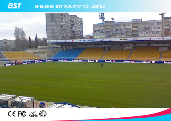 Slim Cabinet Stadium Perimeter Led Display , Outdoor Sports Led Display Screen 10mm