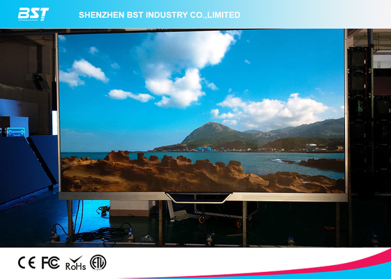 Commercial Indoor Full Color Led Screen With 140° Viewing Angle , Led Video wall