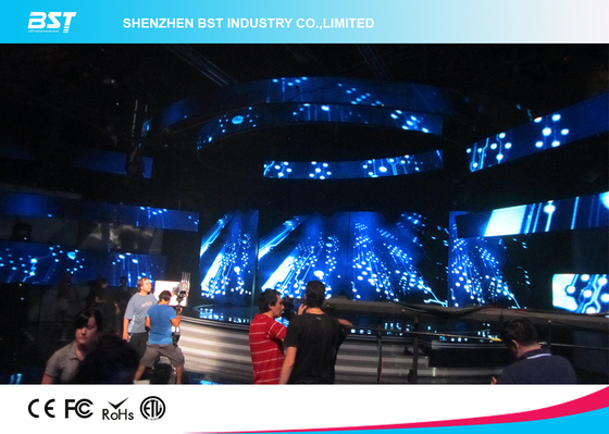 Commercial Rental Led Display Video Wall Screen With H 140°/ V 140° View Angle