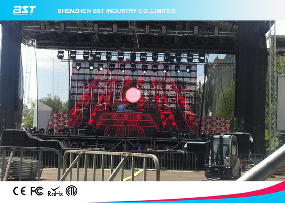 High Resolution P7.81mm Transparent Video Wall Screen With 1/4 Scan , 1R1G1B