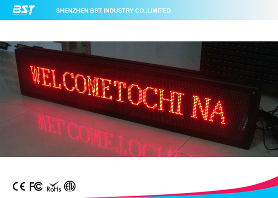 Indoor P7.62 Digital Led Moving Message Display Board With High Resolution