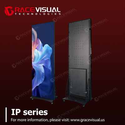 IP Series Indoor LED Poster Display with 16bit Grayscale High-Resolution Display and Versatile Installation Options