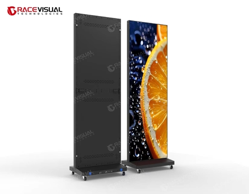 Indoor Foldable Led Poster Screen Led Digital Display For Banner Portable Led Video Wall For Store
