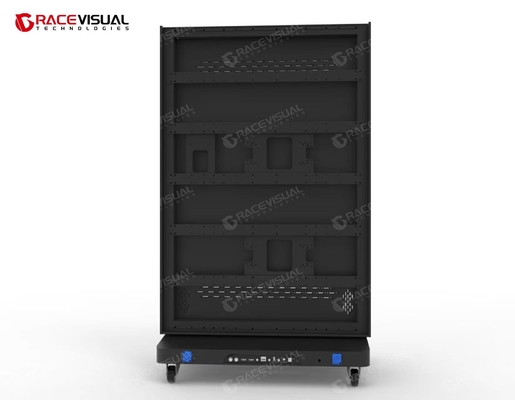 Small Size Indoor Floor-standing Foldable LED Display Poster Screen, Easy Storage, Convenient Transportation