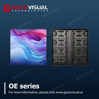 OE Series Outdoor Advertising LED Display with 16bits Grayscale 100,000-Hour Lifespan and Die-Cast Aluminum Cabinet