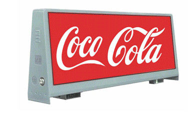 Waterproof Small Car Taxi Roof Advertising LED Display 960mm X 320mm Taxi Top LED Screen
