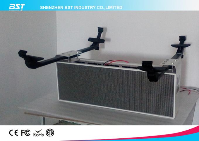 High Brightness Led Taxi Top Advertising Signs With Wireless Control , 192×64 Pixel 1