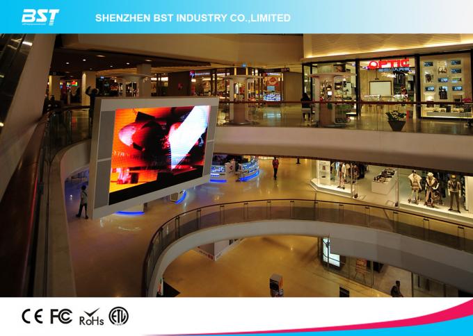 1/8 Scan P6 SMD3528 RGB 16bit Indoor Advertising Led Display 2000 Cd/M2 2