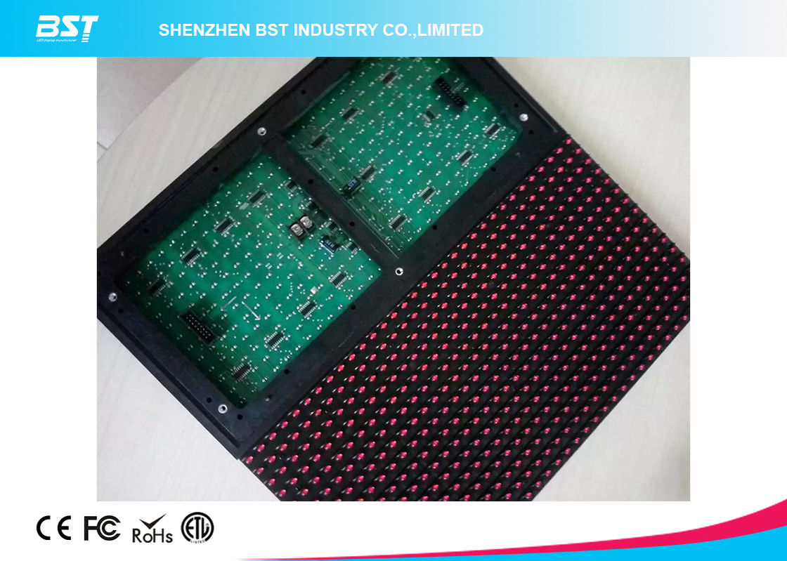 P10 DIP346 red color outdoor single Color Led Module with 320mm X 160mm 0