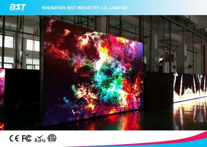 High brightness P6 indoor Large Led Tv Advertising Displays With 140° Viewing Angle 3