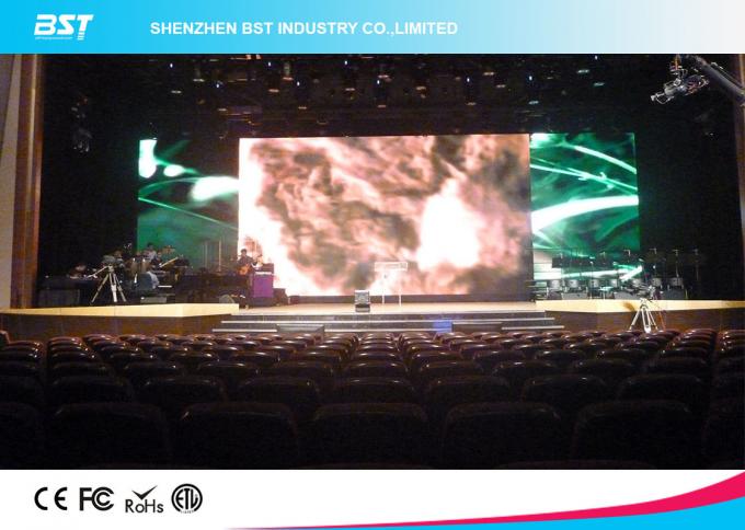 Aluminum Alloy / Steel Giant P4 SMD2121 indoor Advertising LED Screen For Airport 1