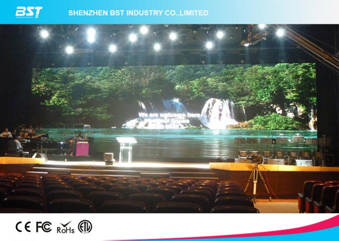 Aluminum Alloy / Steel Giant P4 SMD2121 indoor Advertising LED Screen For Airport 2