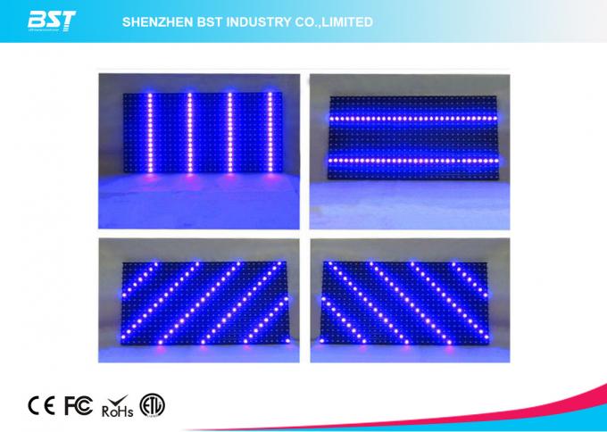 32 X 16 Dots P10 Blue color LED Display Module outdoor adveritising board DC5V 3
