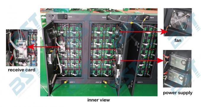 1/4 scan P10 1R1G1B Outdoor Advertising LED Display For Airport / Hotel with 160X160mm Module 2