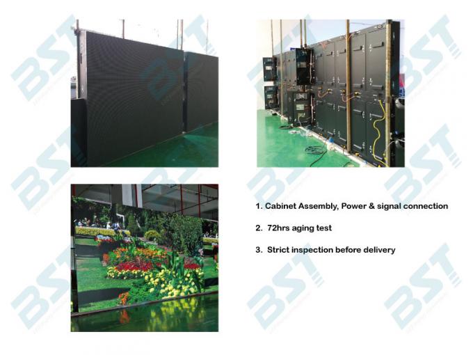 SMD2727 Large Led video wall Display / outdoor led advertising screens power saving 2