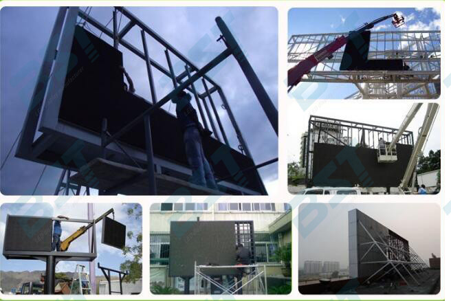 HD Floor Standing P8 Outdoor SMD LED Display RGB for Retail Store / Shopping Mall 10