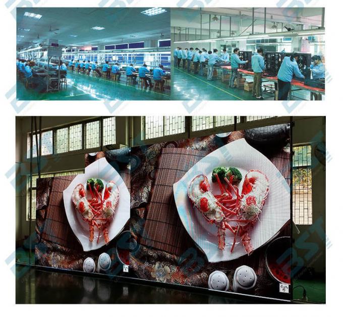 P20mm high transparent outdoor advertising led display screen High power efficiency 12