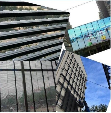 P20mm high transparent outdoor advertising led display screen High power efficiency 9