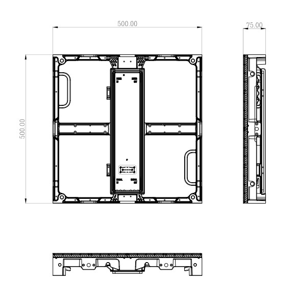 P3.91 Ultra Slim Mobile Media Rental Led Display Screen With Die Casting Aluminum 1