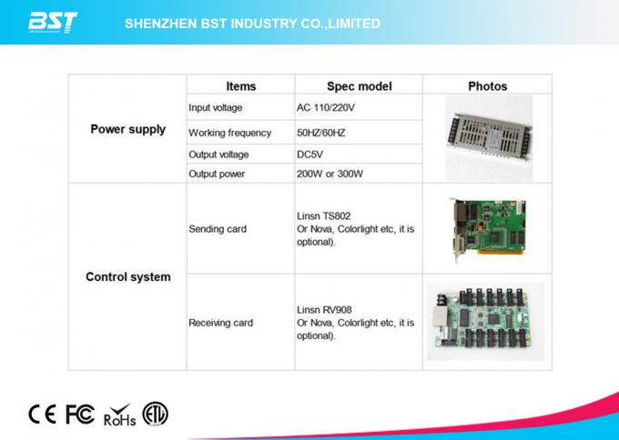 1R1G1B SMD2121 Indoor Advertising Billboard / RGB Full Color LED screen 3mm Pixel Pitch 5