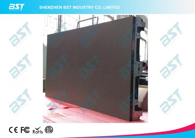 High Definition Indoor Full Color Led Screen Panel , Led Video Display Board for TV 1