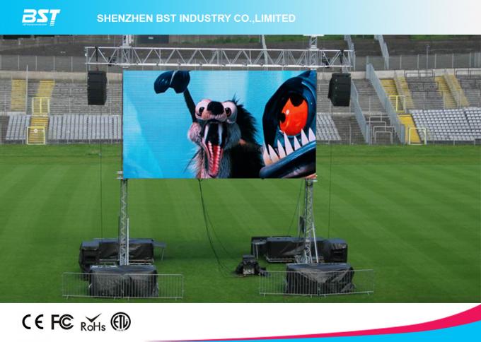 Outdoor HD Rental Led Screen Pixel Pitch 6.66mm With 140 Degree Viewing Angle 13