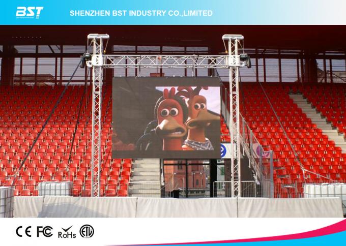6500nits P6.25 RGB Waterproof Outdoor Rental Led Display with 500 x 500mm Cabinet 9