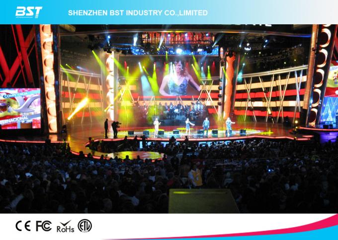 Ultral Thin Rental Led Display Screen Pixel Pitch 4mm Indoor Led Display Billboard 7